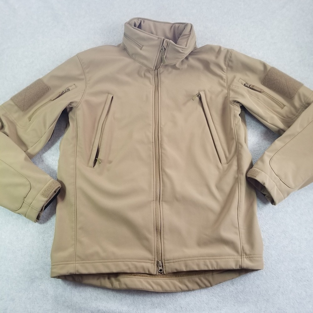 Condor Summit Softshell Tactical Jacket Mens Large Coyote Brown Fleece 602